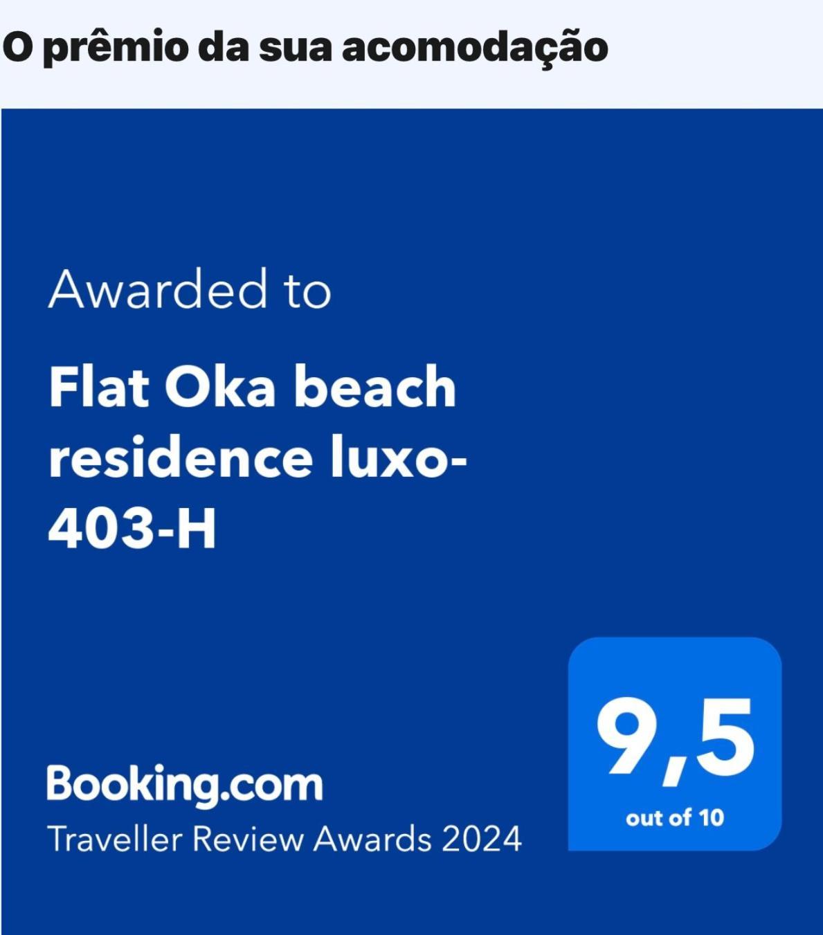 Flat Oka Beach Residence Luxo Pôrto das Galinhas Exterior foto